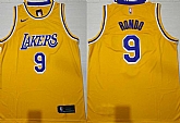 Lakers 9 Rajon Rondo Gold 2018 19 Nike Swingman Jersey,baseball caps,new era cap wholesale,wholesale hats